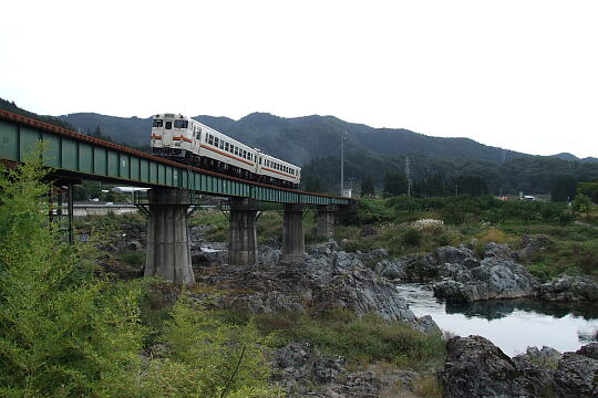 あじめ峡（ＪＲ鉄橋付近） の写真(85) 2008年10月12日