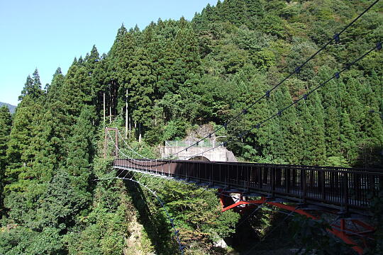 /pref-toyama/unazuki/g091012/yatazo-tsuribashiDSCF1204.JPG 弥太蔵吊橋 の写真(81) 2009年10月12日